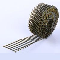 Pálete de madeira galvanizada mergulhada quente Ring Shank Coil Nails