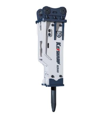 KS60 Silenced Type Hydraulic Excavator Breaker 53mm Chisel Diameter