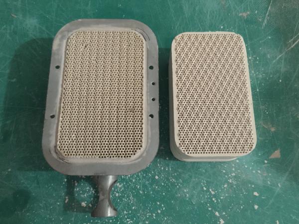 Cordierite Infrared Ceramic Heating Plate , Gas Stove Burner Plates For Combustion