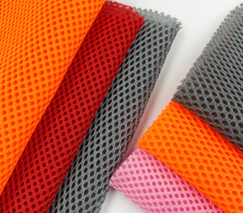 Recycled Polyester single back Sandwich 3D Air Mesh Fabric