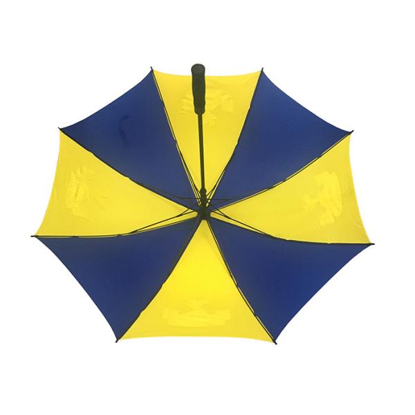 Customised Giant Compact Golf Umbrella Auto Open Aluminum Shaft EVA Handle