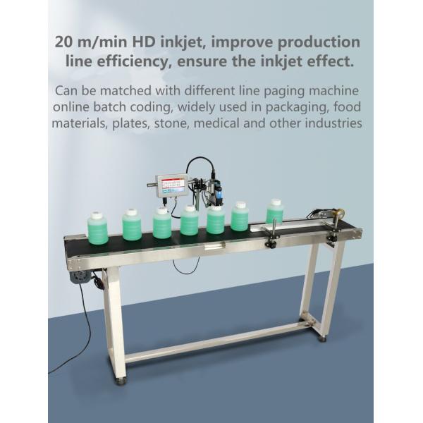 2-12.7mm Print Dimension Industrial TIJ Inkjet Printer for Bottle Plastic Pouches Bags