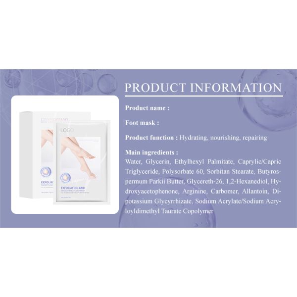 Wholesale Custom Moisturizing Peeling Mask Foot Massager Spa Skin Care Product Exfoliating Foot Masking Peel