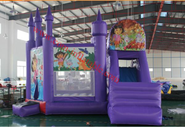 commercial grade inflatable bouncer for sale dora inflatable bouncy castle with slide