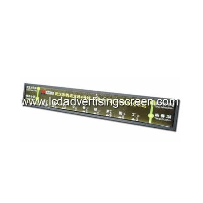 Lêndea 1000 esticada fixada na parede do brilho do Signage de Digitas do ÔNIBUS do painel do LCD da barra