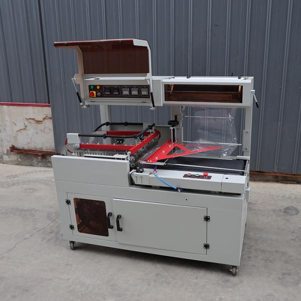 Food Beverage Automatic L Sealer Shrink Wrap Machine 1.35KW Sealed Packaging Machine