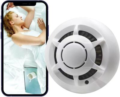 Battery Powered Mini Spy Camera Wifi Smoke Detector Hidden Camera For Home
