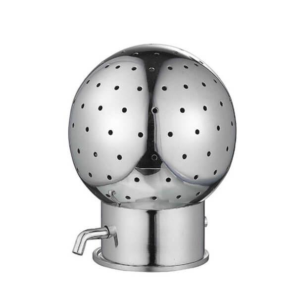 Sanitary T Type Tri Clamp Spray Ball , Double Circulating Clean In Place Spray Ball