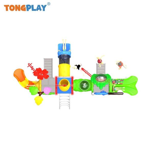 Wholesale Aqua Park Children Play Equipment Kids Water Playground Outdoor Swimming Pool Plastic Water Slide for Sale