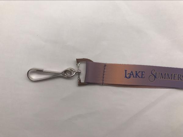 Heat Transfer Custom Printed Dye Sublimation Lanyards For Id Badge / Name Tag