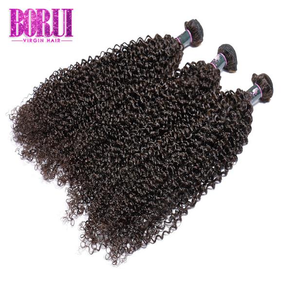 Kinky Curly Hair Bundles With Closure Peruvian Human Hair Wave Bundles With Closure
