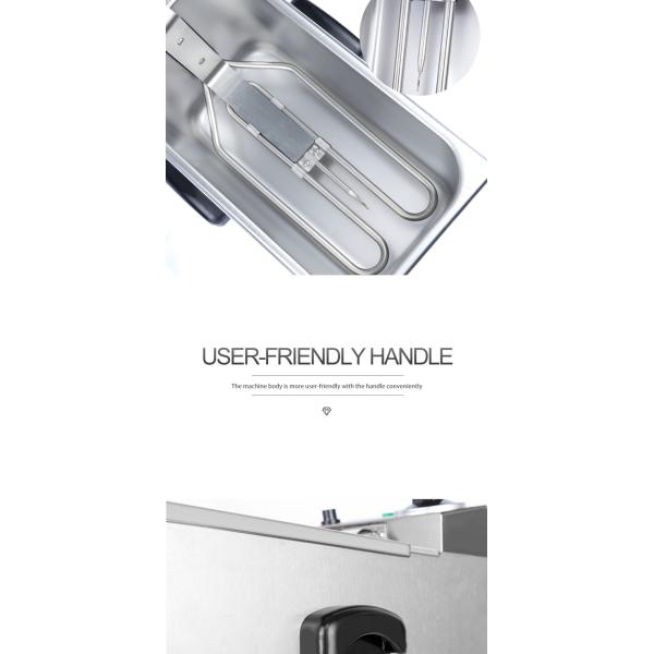 Пищевое оборудование 2 кВт Электрический рабочий стол 2 головы Макаронная печь для ресторанов Нудель Кипячение