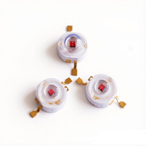 1W High Power Red LED 620–630nm 45mil Chip 400mA High Brightness LED Emitter