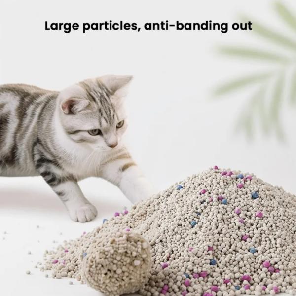 Lock Strong Cat Toilet Sand Deodorization Clumping Bentonite Cat Litter
