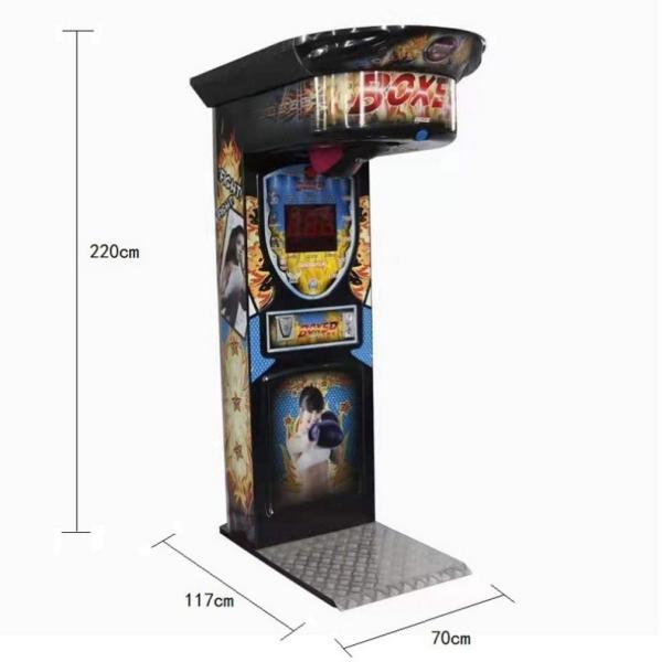 Arcade Game Center Boxing Punch Game Machine Moeda Operada Dinâmica Boxer Machine