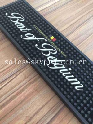 PVC anti - barra de borracha absorvente de derrapagem da esteira/neopreno da barra com impressão feita sob encomenda