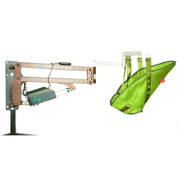 Safe Wall Mounted Patient Lift Low Noise Adjustable Arm Length Height Practical