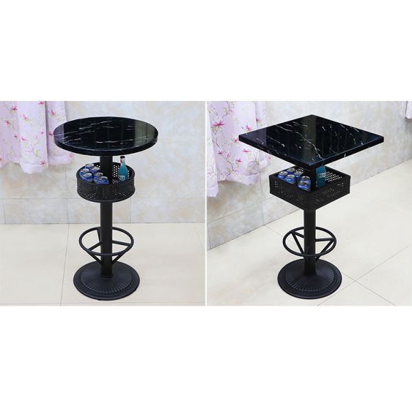 Home Restaurant Counters for Sale Design Rectangle Metal Chair Wood Bar Counter