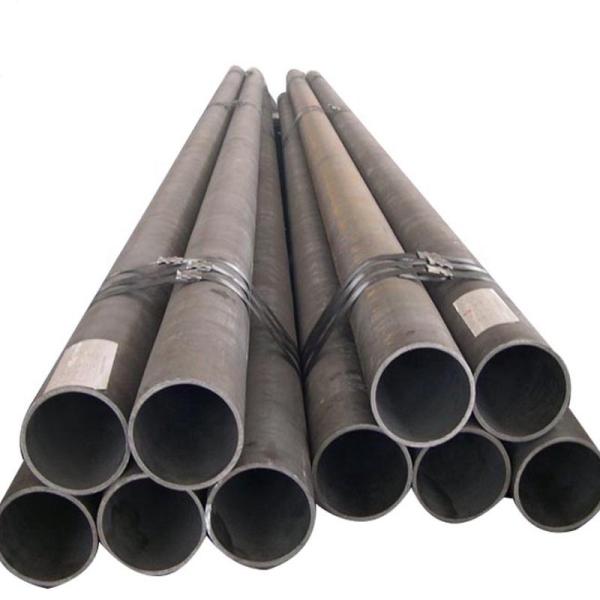 Tubo de acero sin costura de acero al carbono S335 Negro Redondo Cuadrado Astm A106 Lista de espesores 2.11mm-300mm