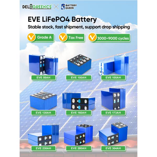 314ah EVE совершенно новый MB31 3.2V Lifepo4 аккумулятор 314ah На складе