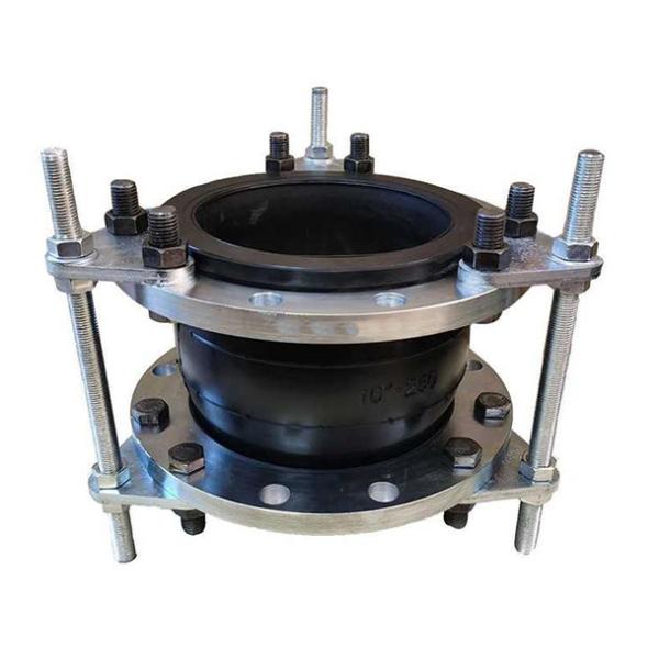 DN250 Reinforced Rubber Expansion Joint Single Ball EPDM Bellows Expansion Joint