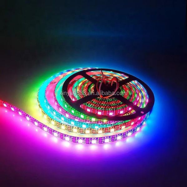 5050 Low Voltage 5V Color Changing 30/60 / 90 Light Bar Closet Ambiance Full Color Running LED Light Strip