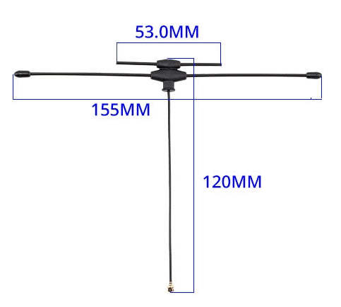 Wholesale Price RadioMaster IPEX1 2.4GHz / Sub-G 900MHz Dual-Band T Antenna