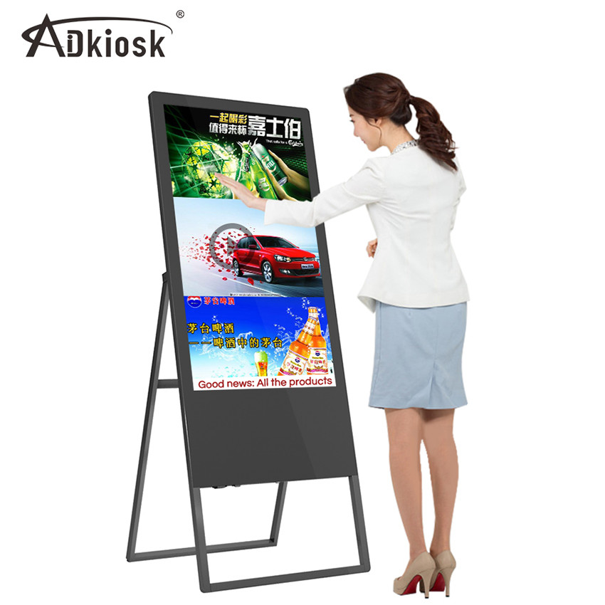 Пол WIFI стоя табло FHD 43inch 40A Mainboard меню Signage цифров