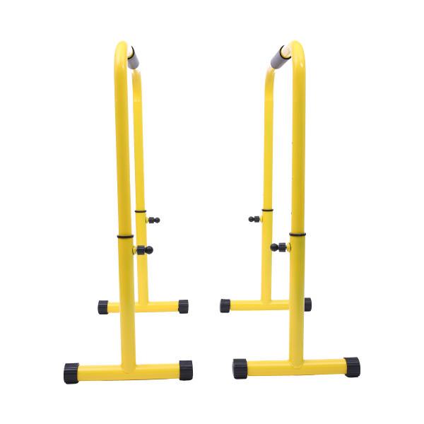 Indoor 11KG H100cm Gym Squat Rack Horizontal Pull Up Dip Stand