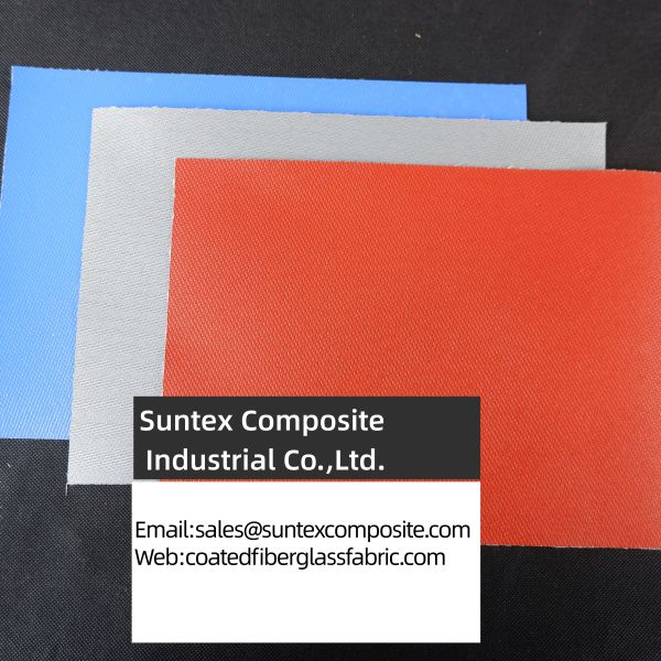 Excellent high & low temperature resistance Silicone Coated Fiberglass Fabric for Fire blankets, emergency fire escape curtains, welding fire shielding cloth