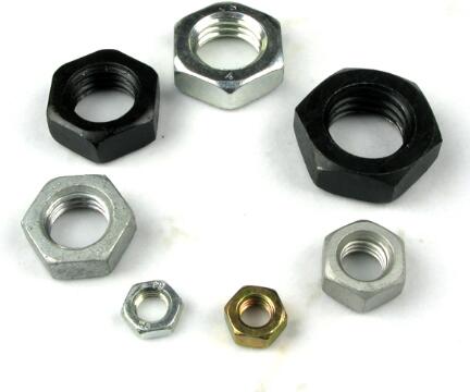 Stainless Steel Heavy Hex Nuts Flat Jam Fasteners Nuts ANSI / ASME B 18.2.2