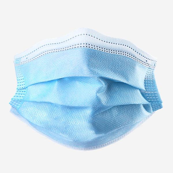 3 Ply Disposable Protective Mask For Cough Germs Illness Eco - Friendly