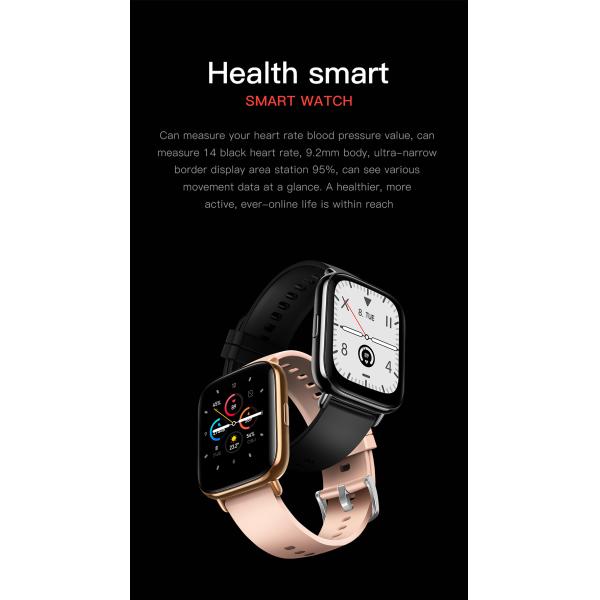 Touch Screen 1.22 Inch 150mah Sport Watch For Ladies