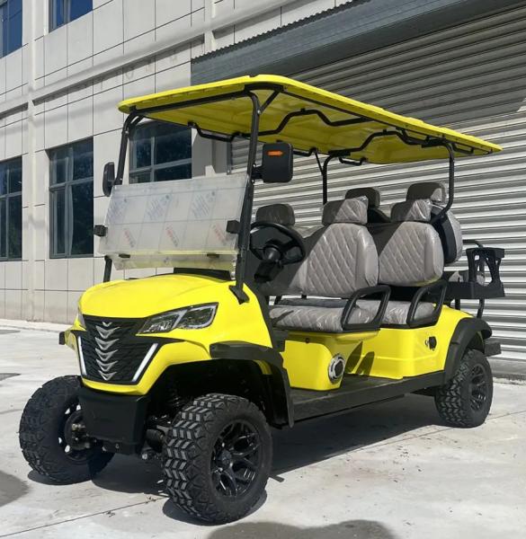 2026 New Model Electric Golf Cart 6 Seater Lithium Battery 5kw Ac Motor