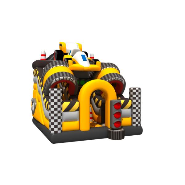 гоночного автомобиля формулы водных горок Pvc 0.55mm скольжение коммерчески раздувного раздувное стандартное