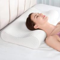 Logotipo personalizado Ergonómico Dormir Cervical Ortopédico almohadas de cama de espuma de memoria para dormir cómodos