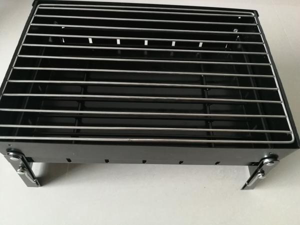 Stainless Steel Mini BBQ Grill , Charcoal Bbq Grill Portable Compact Design