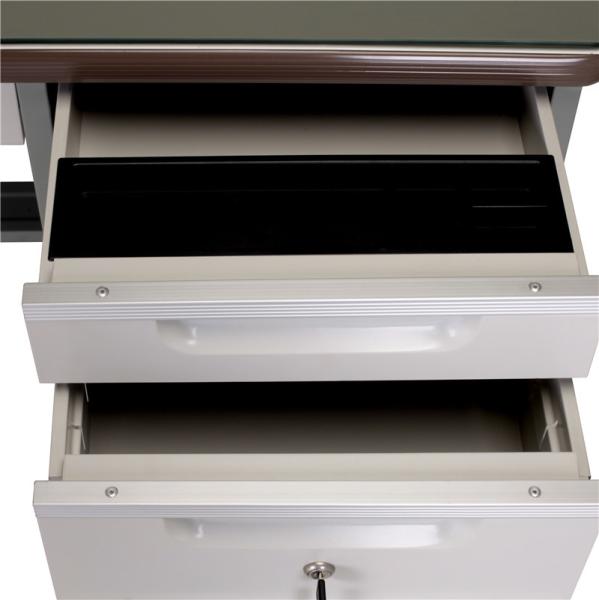 Simple Metal Modern Design 0.6mm-1.2mm Steel Executive Desk Metal Office Desk