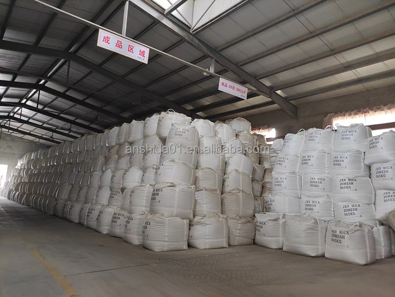 20mesh 40mesh 60mesh White Mica For Fireproof Coating