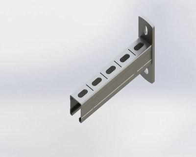 Concrete Diagonal Brace 316L Steel Plate Brackets Metal Bracket Seismic 10mm ASME