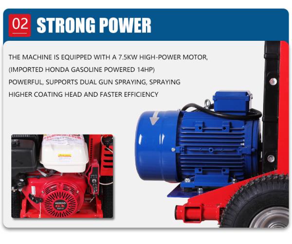 Hydraulic Cement Mortar Spray Machine 380v 7.5kw Fire Retardant Coating Spray Machine