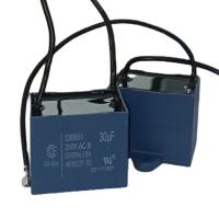CBB61 250V 30mfd 10000 Horas Ventilador de teto condensador de motor de indução com 200 linha de comprimento VH terminal