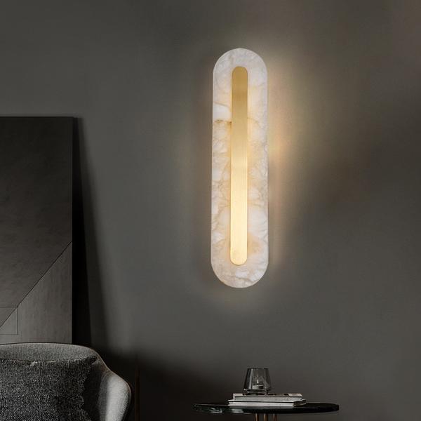 Marble Wall Lamp Hotel Living Room Bedroom Hallway Interior Decoration Bed Simple Led Wall Lamp