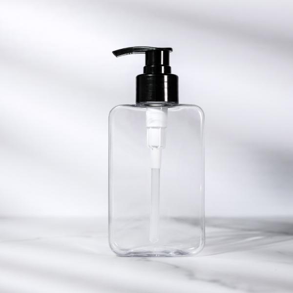 bouteille rectangulaire de l'ANIMAL FAMILIER 200ml avec la couleur adaptée aux besoins du client par pompe de lotion