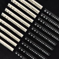 5 X 3 Mm Black White Mini Price Tag Cube with Currency Symbol for Jewellery Display