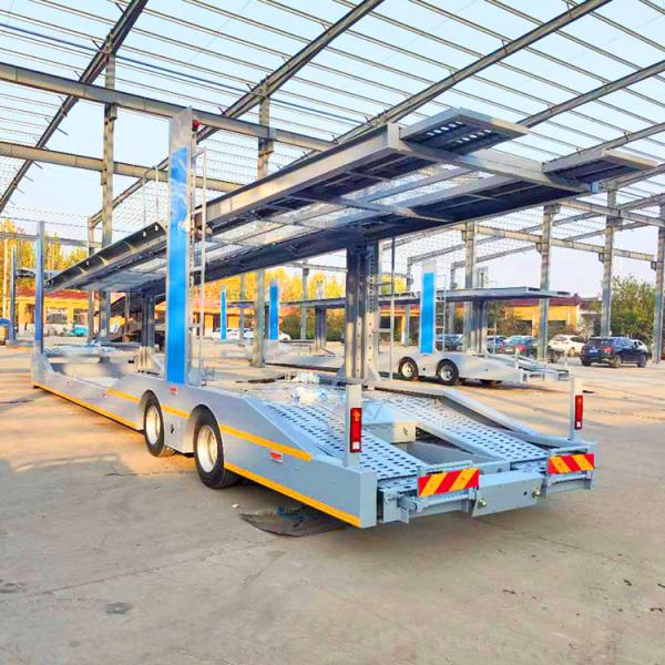 2 Axle Car Carrier Trailer Truck Car Hauler Car Transport Trailer European style for Sale in Russia