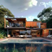 Modern Luxury Space Capsule Home Prefabricated for Hotel or Office