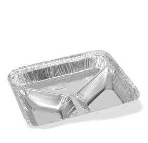 Round /  Square Aluminum Lunch Containers Supermarket Aluminium Food Container