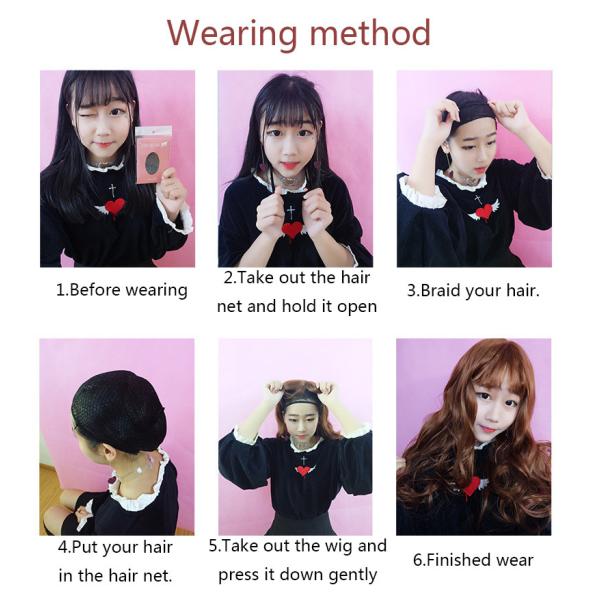 Ladies Fluffy Short Synthetic Wigs High Temperature Wire