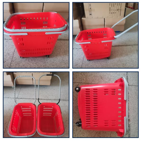 OEM Rolling Shopping Baskets для удобных магазинов